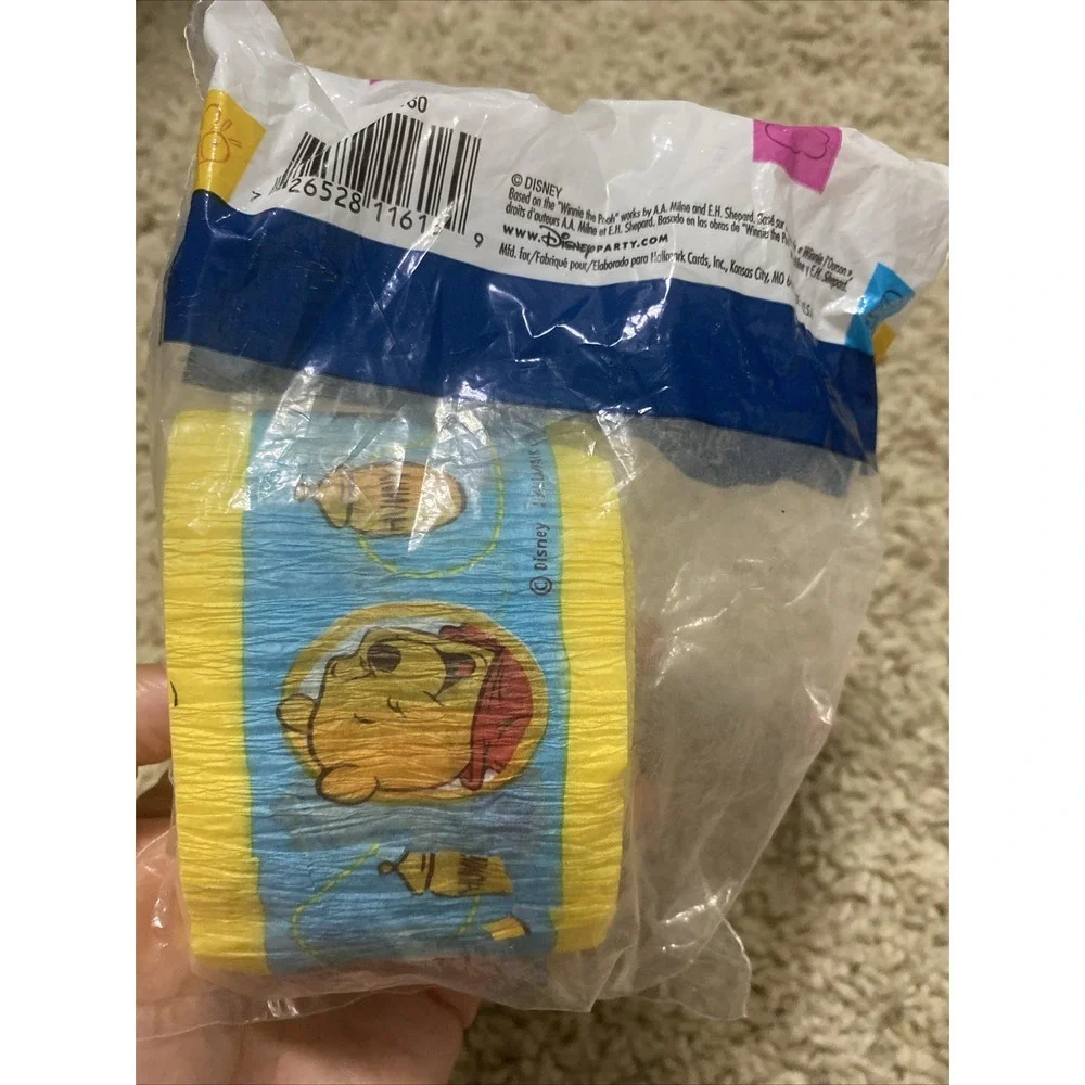 Vintage Winnie the Pooh Disney Baby's Or Toddlers Birthday Crepe Paper Streamer